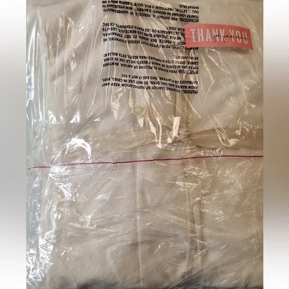 NWOT QUINCE 48x84 Cotton Velvet Room Darkening Curtain Ivory 9594 - Picture 6 of 8